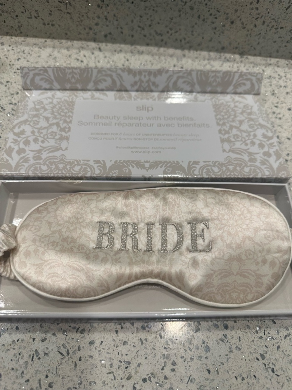 Bride Pure Silk Sleep Mask Bridal Collection